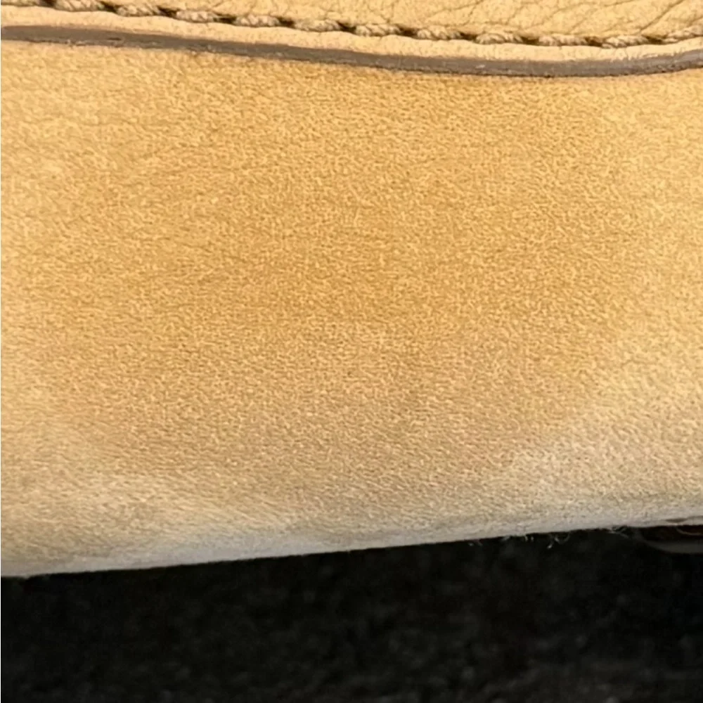 Louis Vuitton Tan Loafers with Red and Blue Detail size 8M